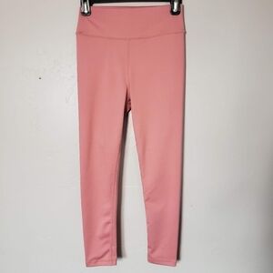 Bucked Up Women's Small Light Pink Cropped Athletic Leggings Workout Capri